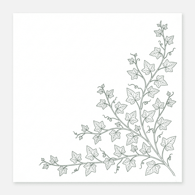 Ghosted ivy vines aesthetic background